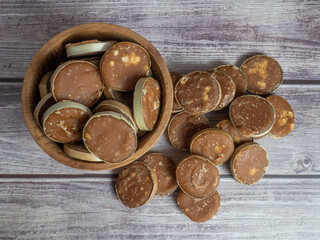 Palmyra Palm sugar in cake form. there are many format to use.