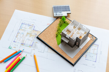 住宅設計イメージ　間取り図　住宅図面