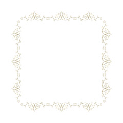 frame with floral ornament