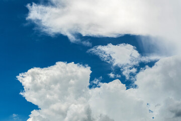 blue sky with clouds