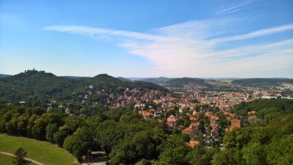 Stadt Eisenach mit Wartburg