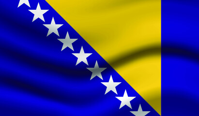 flag of bosnia and herzegovina