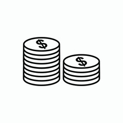 cash icon vector