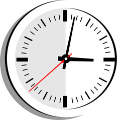 Clock vector icon