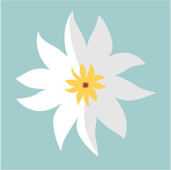 Flower vector icon