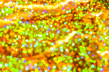 Real defocused lights. Colorful defocused lights collection, background.