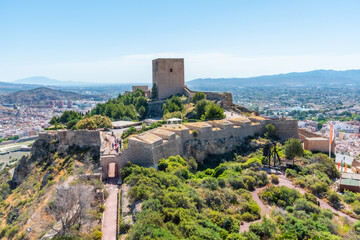 Torre Alfonsina inside of the Lorca castle in Spain