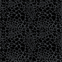 Fototapeta premium Giraffe skin seamless vector pattern 