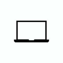 laptop icon vector