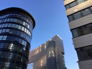 Modern buildings in Dijon, France