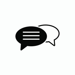 chat icon vector