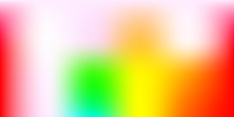 Light Multicolor vector gradient blur backdrop.