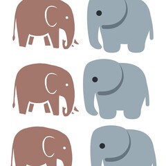 Obraz na płótnie Canvas RED BLUE ELEPHANT TEXTURES
