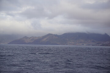 Madeira, early morning, view from ferry