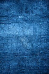 Bright blue stone wall. Marine texture background