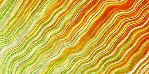 Light Red, Yellow vector background with curved lines. Colorful illustration, which consists of curves. Pattern for websites, landing pages.