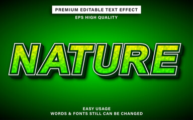 Text effect nature