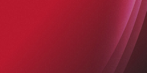 Abstract light lines pattern technology on red gradients background. 