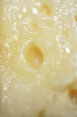 チーズの中身をアップで