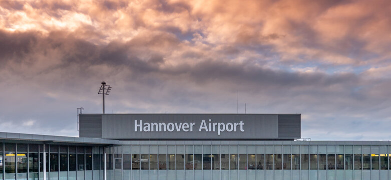  Entrance of Hannover Airport from the direction of the S-Bahn station, Hannover, Germany, November 19., 2018