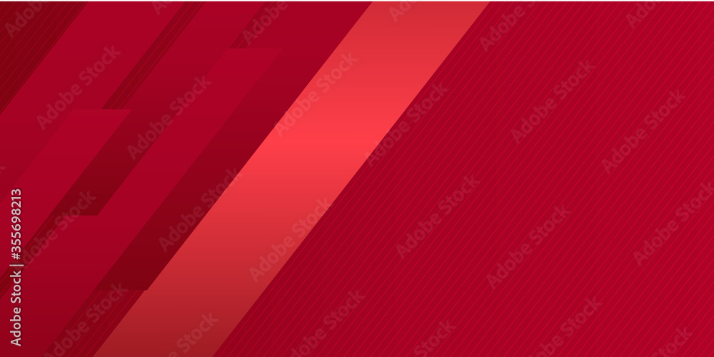 Poster red background with shiny stripe lines. modern black red abstract wave curved background for present