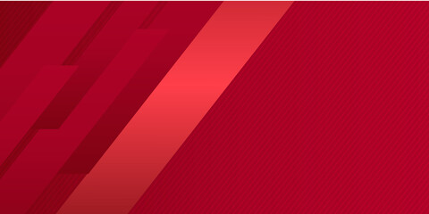 Obraz premium Red Background with shiny stripe lines. Modern black red abstract wave curved background for presentation design