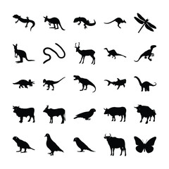 
Wild Animals Filled Icons
