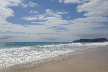 Porto Santo Beach, sunny day