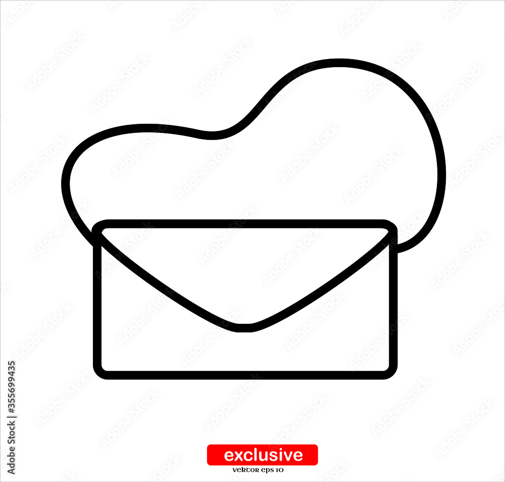 Aufkleber bag icon.flat design style vector illustration for graphic and web design.