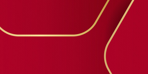 Red gold presentation background design for wide banner. Vector illustration design for presentation, banner, cover, web, flyer, card, poster, wallpaper, texture, slide, magazine, and powerpoint.