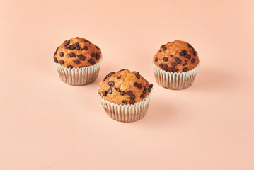 Modern chocolate muffins