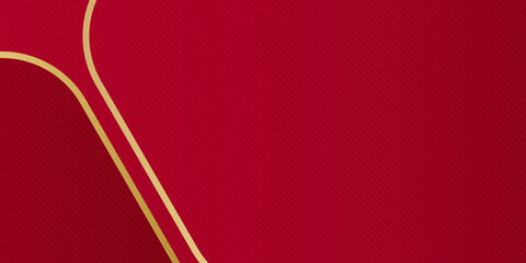 Minimalist red maroon and gold gradient abstract background vector design for banner, presentation, corporate cover template.