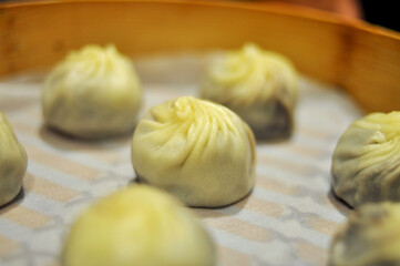 Taiwan style red bean custard steamed dumpling
