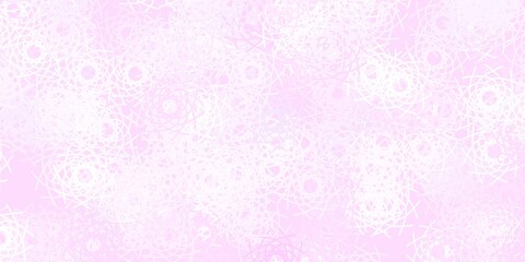 Light Purple vector pattern with abstract shapes.