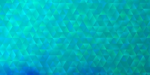 Light BLUE vector backdrop with lines, triangles.