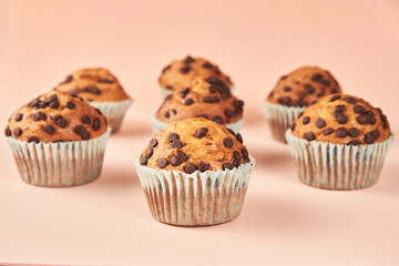 Modern chocolate muffins