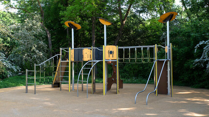Colourful outdoor playground for children
