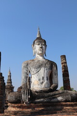 Fototapeta na wymiar Bouddha du parc historique de Sukhothaï, Thaïlande