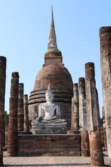 Temple du parc historique de Sukhothaï, Thaïlande