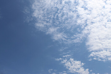 blue sky with clouds