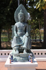 Statue d'un temple à Sukhothaï, Thaïlande