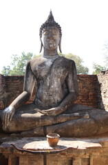 Obraz premium Bouddha du parc historique de Sukhothaï, Thaïlande