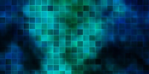 Light Blue, Green vector layout with lines, rectangles.