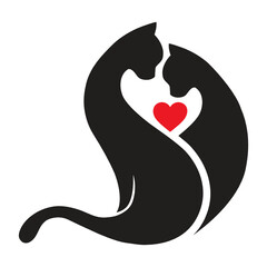cats and heart