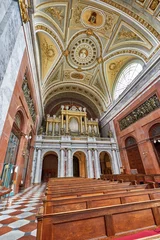 Deurstickers Visiting Esztergom basilica, Hungary © yorgen67