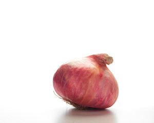 red onion isolated on a white background.
