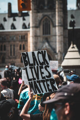 Black Lives Matter March in Ottawa, Canada