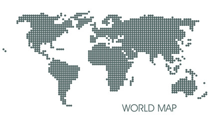 Obraz premium World map vector illustration