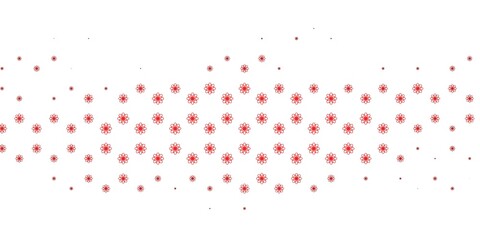 Obraz na płótnie Canvas Light Red vector template with curved lines.