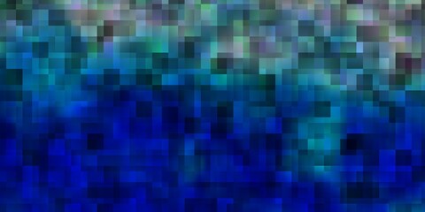 Light BLUE vector backdrop with rectangles.